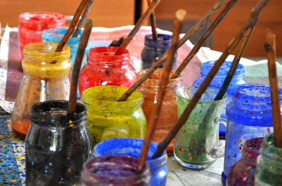 Painting jars