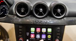 The first Ferrari with CarPlay system is available in Italy